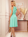 numoco Chiffonkleid mit Bindeband - Mint Numoco ALIZEE