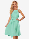 numoco Chiffonkleid mit Bindeband - Mint Numoco ALIZEE