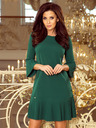 numoco Bequemes Plissee-Kleid - grün Numoco LUCY