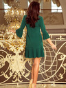 numoco Bequemes Plissee-Kleid - grün Numoco LUCY
