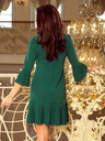 numoco Bequemes Plissee-Kleid - grün Numoco LUCY