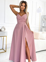 numoco Elegantes Maxikleid mit Trägern - schmutzigrosa Numoco CHIARA