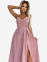 numoco Elegantes Maxikleid mit Trägern - schmutzigrosa Numoco CHIARA