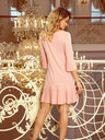 numoco Bequemes Faltenkleid - pfirsich Numoco LUCY