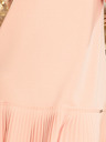 numoco Bequemes Faltenkleid - pfirsich Numoco LUCY