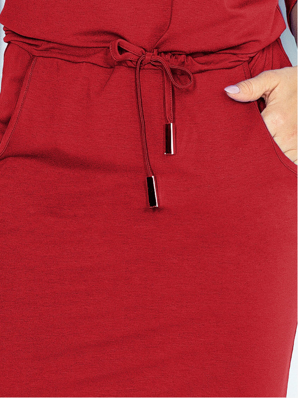 numoco Numoco Sportkleid - Dunkelrot