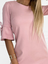 numoco Trapezkleid mit Schleife - Puderrosa mit Glitzer Numoco NEVA