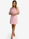 numoco Trapezkleid mit Schleife - Puderrosa mit Glitzer Numoco NEVA
