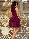 numoco Kleid mit Spitze - burgunderrot Numoco LAURA