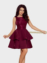 numoco Kleid mit Spitze - burgunderrot Numoco LAURA