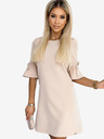 numoco Trapezkleid mit Schleife - beige Numoco NEVA