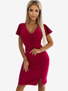 numoco Kleid mit weitem Ausschnitt – Fuchsia Numoco NINA