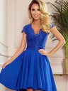 numoco Exklusives Kleid mit Spitze - Blau Numoco PATRICIA