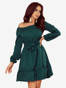 numoco Kleid mit Rüschen - grün Numoco DAISY
