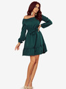 numoco Kleid mit Rüschen - grün Numoco DAISY
