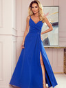 numoco Elegantes Maxikleid mit Trägern - blau Numoco CHIARA