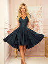 numoco Exklusives Kleid mit Spitze - grün Numoco PATRICIA