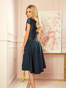 numoco Exklusives Kleid mit Spitze - grün Numoco PATRICIA