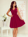 numoco Kleid mit Kragen - burgunderrot Numoco ANITA