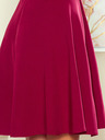 numoco Kleid mit Kragen - burgunderrot Numoco ANITA