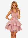 numoco Exklusives Kleid mit Spitzenausschnitt - fliederfarben Numoco CHARLOTTE
