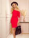 numoco Kurzärmeliges Kleid - Rot Numoco CASSIE