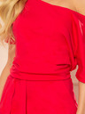 numoco Kurzärmeliges Kleid - Rot Numoco CASSIE