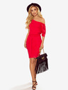 numoco Kurzärmeliges Kleid - Rot Numoco CASSIE