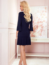 numoco Plissiertes bequemes Kleid - Dunkelblau Numoco LUCY