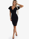 numoco Elegantes Kleid mit Taschenausschnitt – schwarz Numoco NINA