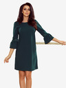 numoco Kleid mit Spitzenärmeln - dunkelgrün Numoco MARGARET