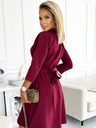 numoco Kleid - Burgunderrot Numoco SANDY