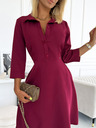 numoco Kleid - Burgunderrot Numoco SANDY