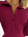 numoco Kleid - Burgunderrot Numoco SANDY