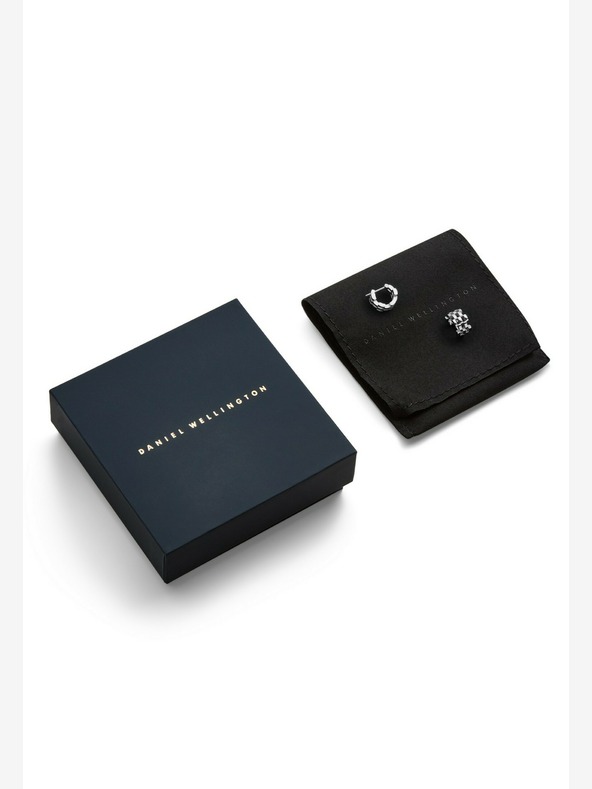 Daniel Wellington Silberne Stahlohrringe für Damen Daniel Wellington 5-Link