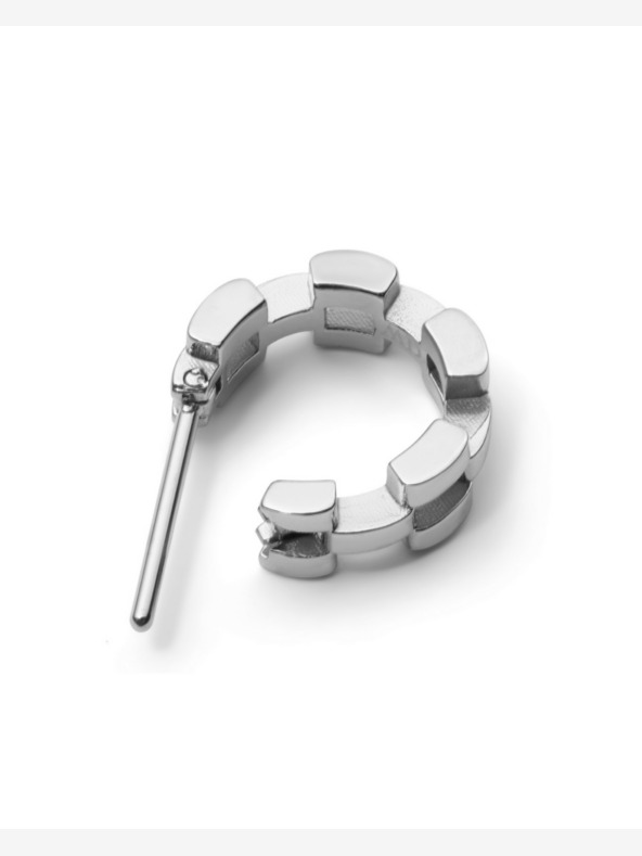 Daniel Wellington Damen Silber Stahl Ohrringe Daniel Wellington 3-Link