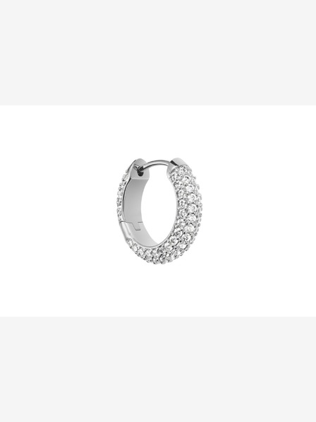 Daniel Wellington Damen Silber Stahl Ohrringe Circles Daniel Wellington