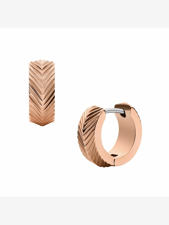 Fossil Rose vergoldete Damenohrringe Fossil JF04662791