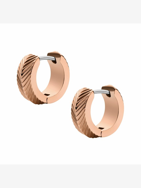 Fossil Rose vergoldete Damenohrringe Fossil JF04662791