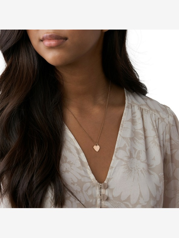 Fossil Damen Stahl Halskette Fossil JF03021791