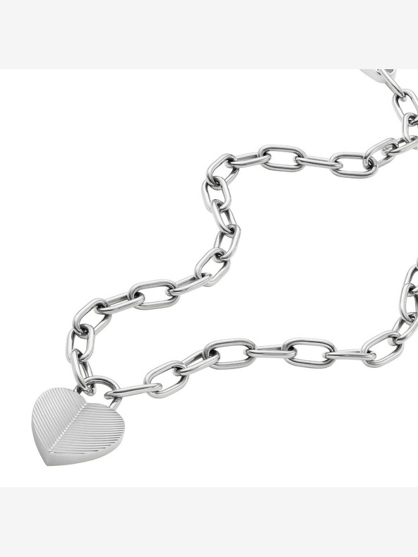 Fossil Damen-Stahl-Halskette Fossil JF04657040