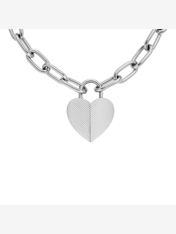 Fossil Damen-Stahl-Halskette Fossil JF04657040