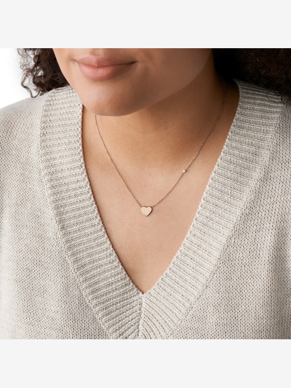 Fossil Damen-Stahlhalsband Fossil JF03081791