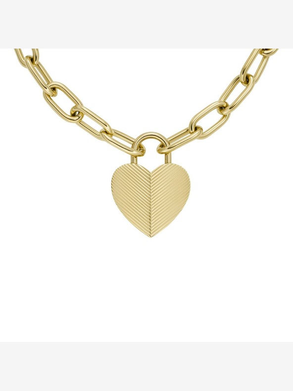 Fossil Damen-Stahl-Halskette Fossil JF04656710