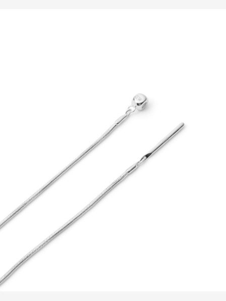 Daniel Wellington Damen Silber Daniel Wellington Charm Schlangen Armband DW00401047