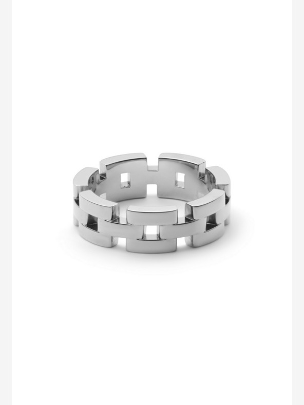 Daniel Wellington Daniel Wellington Silber Stahl 3-Link Ring