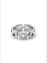 Daniel Wellington Daniel Wellington Silber Stahl 3-Link Ring