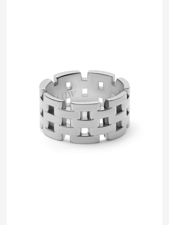 Daniel Wellington Daniel Wellington Silber Stahl Ring 5-Link