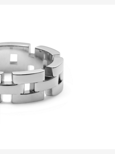 Daniel Wellington Daniel Wellington Silber Stahl 3-Link Ring