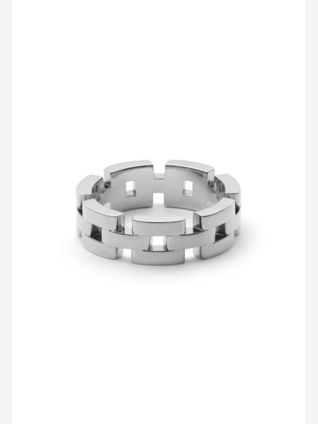 Daniel Wellington Daniel Wellington Silber Stahl 3-Link Ring